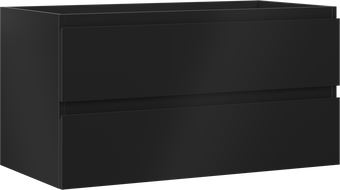 Mexen Orio шкаф за баня под мивка 90 см, 2 чекмеджета, черен мат - 91A10-09047-2-BFF71