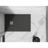 Mexen Stone+ правоъгълна композитна душ корито 100 x 70 см, антрацит - 44717010