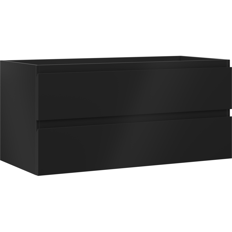 Mexen Orio шкаф под мивка за баня 100 см, 2 чекмеджета, матово черно