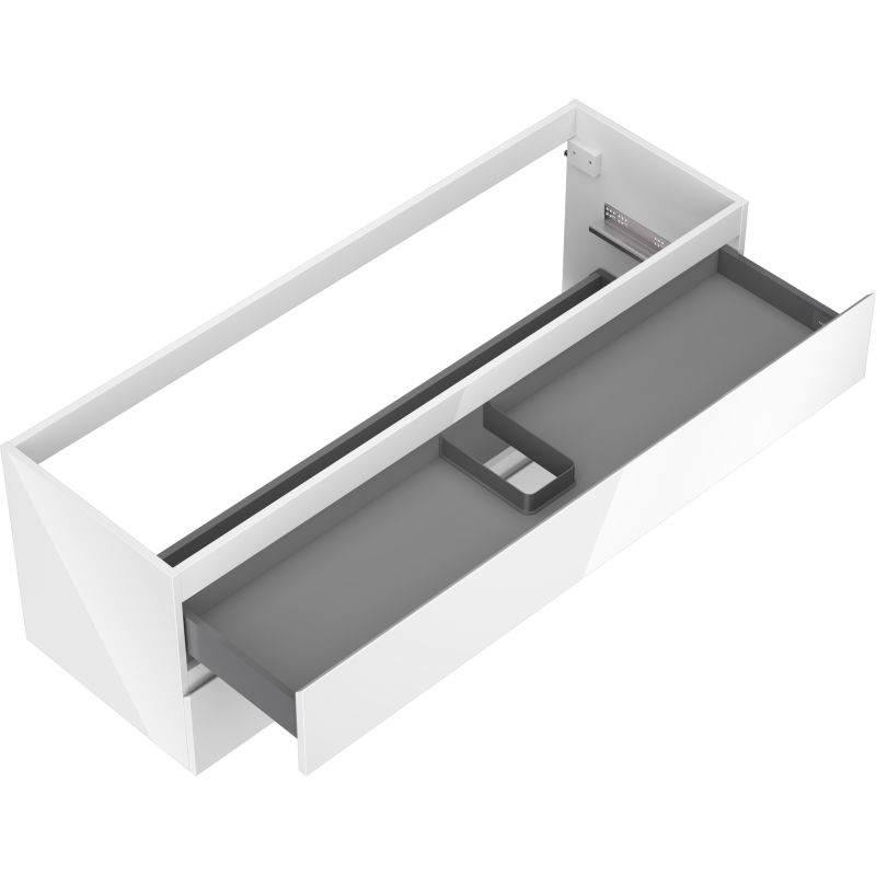 Mexen Orio шкаф за баня под мивка 140 см, 2 чекмеджета, бял гланц - 91A10-14047-2-BFF00