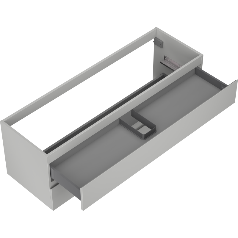 Mexen Orio шкаф за баня под умивалник 140 см, 2 чекмеджета, сив мат - 91A10-14047-2-BFF62
