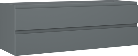 Mexen Orio шкаф за баня под мивка 140 см, 2 чекмеджета, мат графит - 91A10-14047-2-BFF66