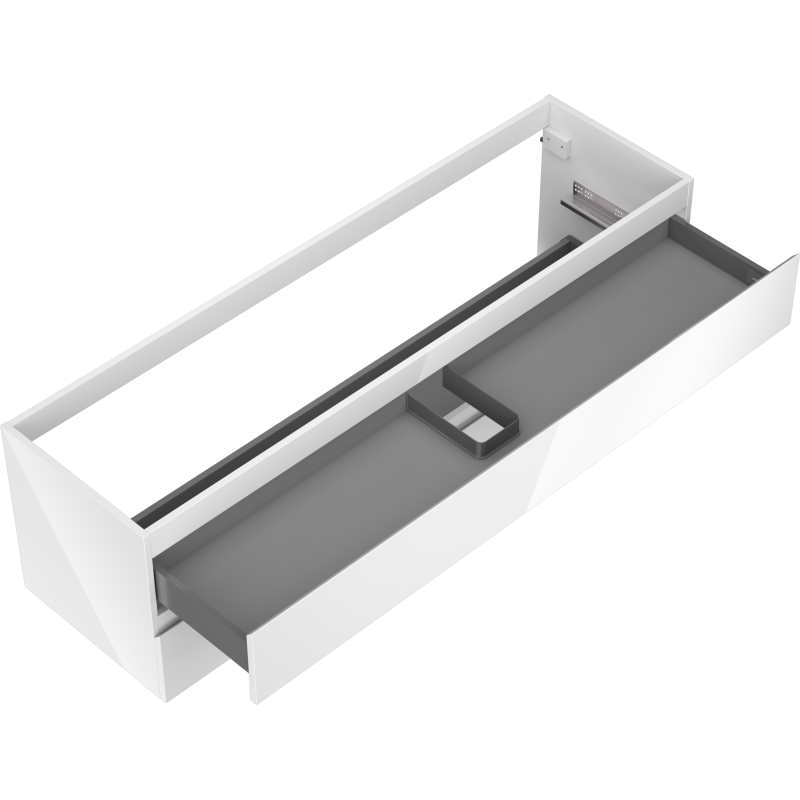 Mexen Orio баня с шкаф 160 см, 2 чекмеджета, бял гланц - 91A10-16047-2-BFF00
