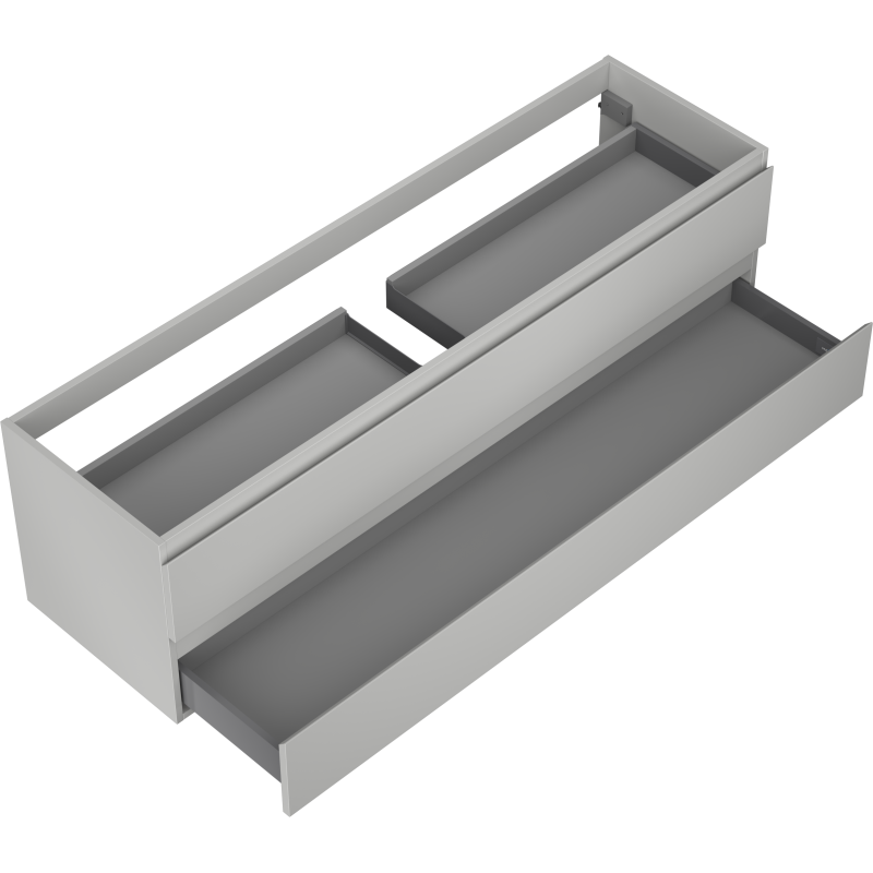 Mexen Orio шкафче за баня, 160 см, 2 чекмеджета, сив мат - 91A10-16047-2-BFF62
