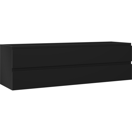 Mexen Orio шкаф за баня под умивалник 160 см, 2 чекмеджета, черен мат