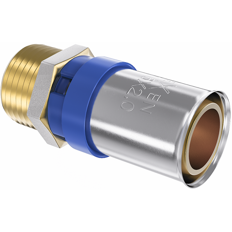 Mexen PEX-P фитинг за пресоване, компресионен PEX редукция 20 x 1 GZ - W97123-2010M-00