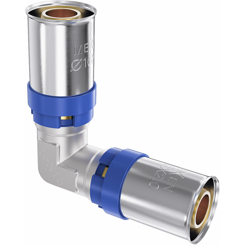 Mexen PEX-P редукционно компресионно коляно, пресовано PEX 20 x 16 - W97125-2016-00
