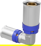 Mexen PEX-P редукционно коляно за пресоване, притискане PEX 25 x 20 - W97125-2520-00