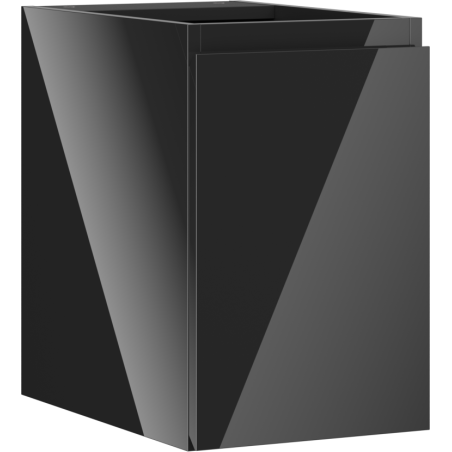 Mexen Orio шкаф за баня под умивалник 30 см, 1 врата, черен гланц - 91A11-03047-1-BF70