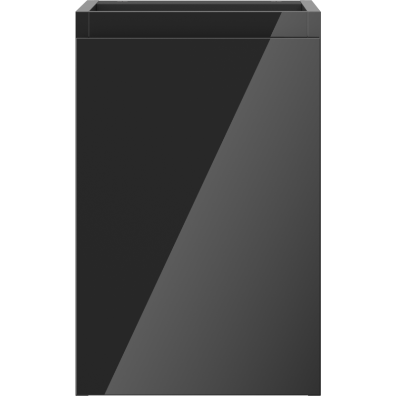 Mexen Orio шкаф за баня под умивалник 30 см, 1 врата, черен гланц - 91A11-03047-1-BF70