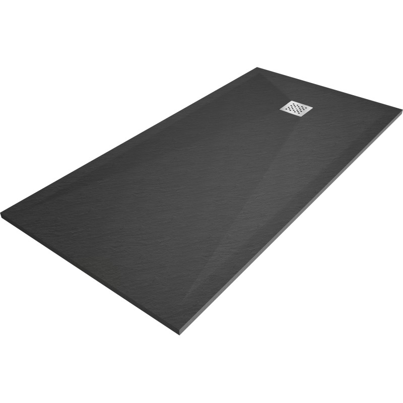 Mexen Stone+ правоъгълно композитно корито 160 x 70 см, антрацит - 44717016
