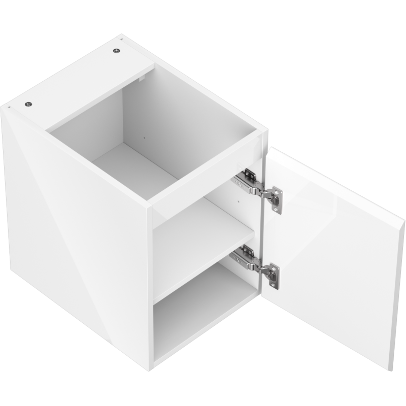 Mexen Orio шкафче за баня под умивалник 35 см, 1 врата, бял гланц - 91A11-03547-1-BF00