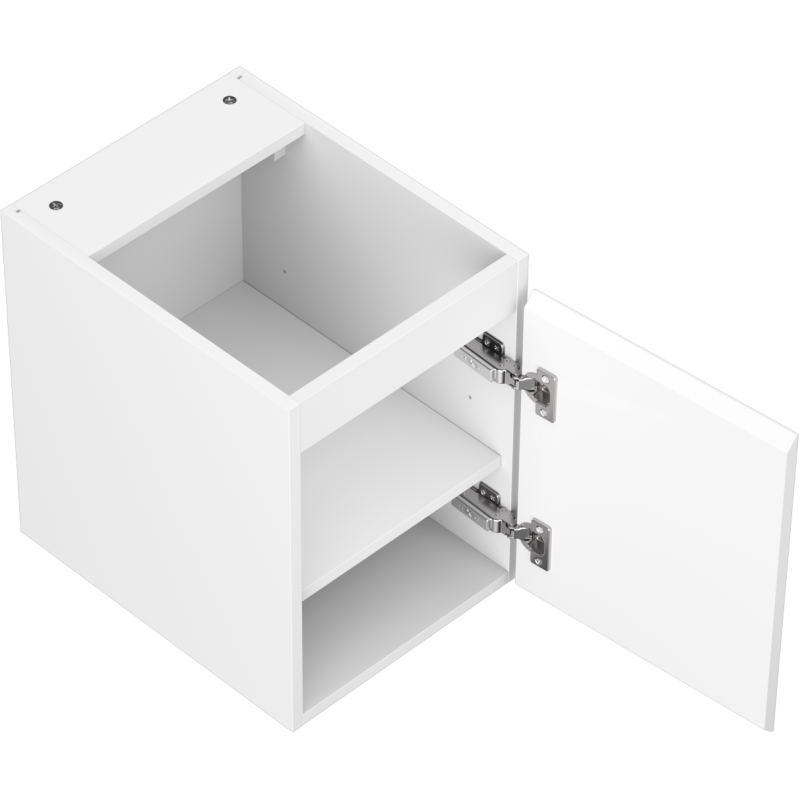 Mexen Orio шкаф за баня за мивка 35 см, 1 врата, бял мат - 91A11-03547-1-BF01