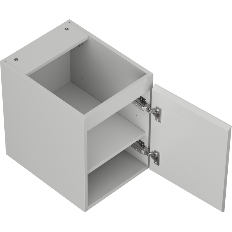 Mexen Orio шкаф за баня за мивка 35 см, 1 врата, сив мат - 91A11-03547-1-BF62