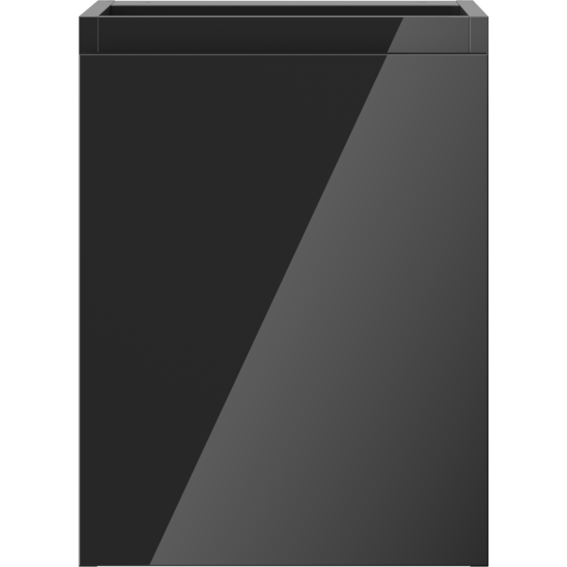 Mexen Orio Шкафче за баня под мивка 35 см, 1 врата, черен гланц - 91A11-03547-1-BF70