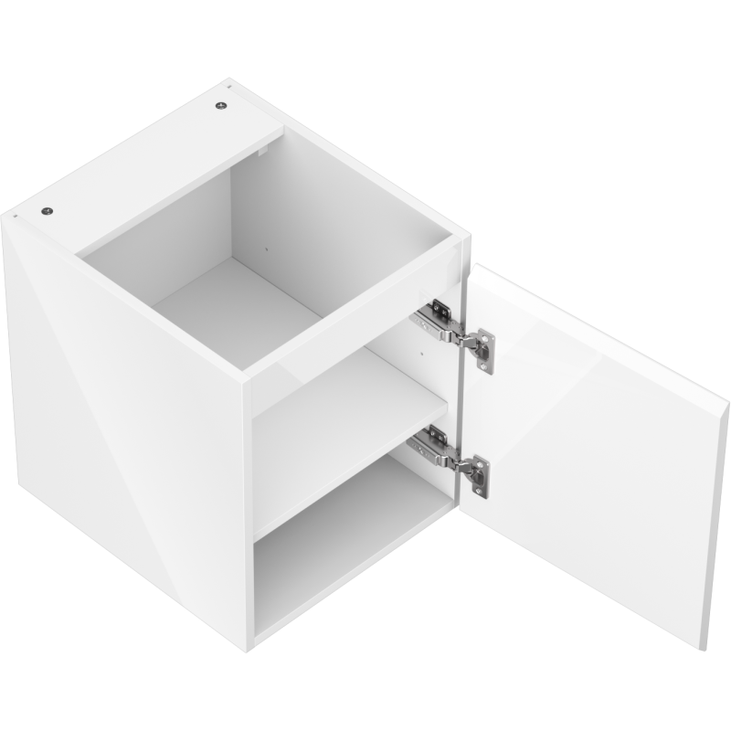 Mexen Orio шкафче за баня под мивка 40 см, 1 врата, бял гланц - 91A11-04047-1-BF00