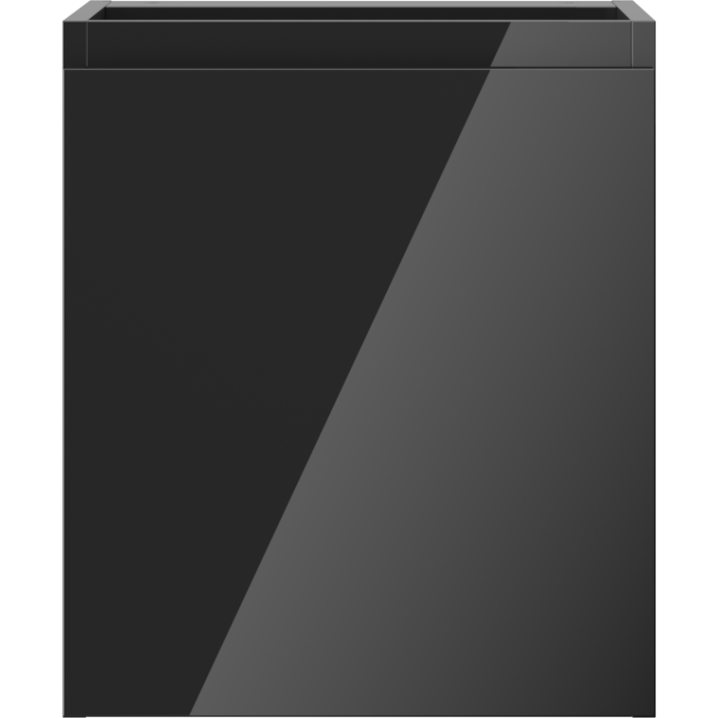 Mexen Orio шкаф за баня за умивалник 40 см, 1 врата, черен гланц - 91A11-04047-1-BF70