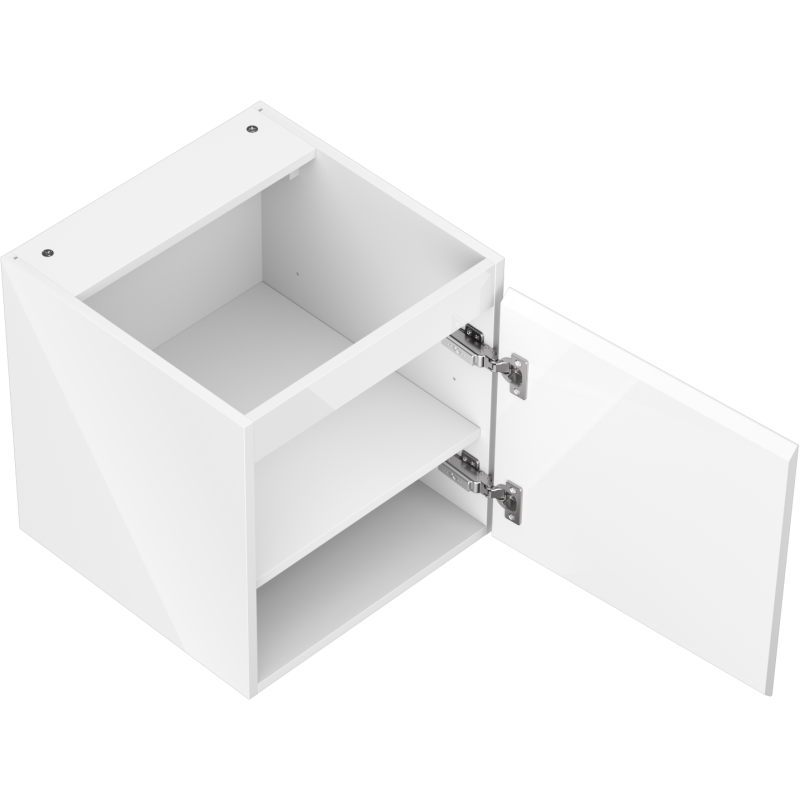 Mexen Orio шкаф за баня за мивка 45 см, 1 врата, бял гланц - 91A11-04547-1-BF00