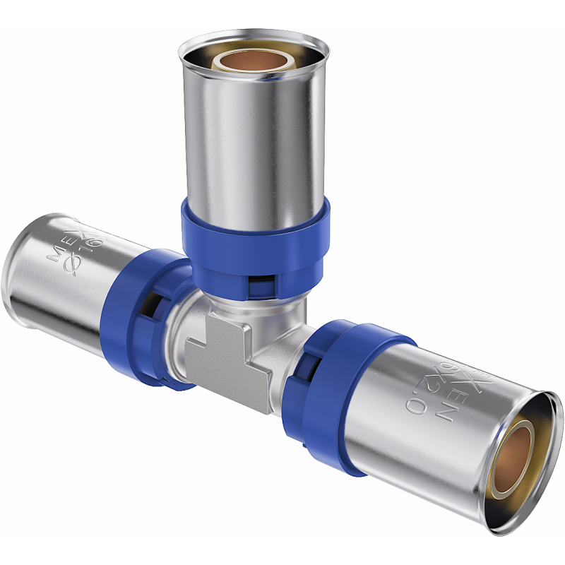 Mexen PEX-P пресов фитинг, пресован PEX 20 x 20 x 20 - W97130-202020-00
