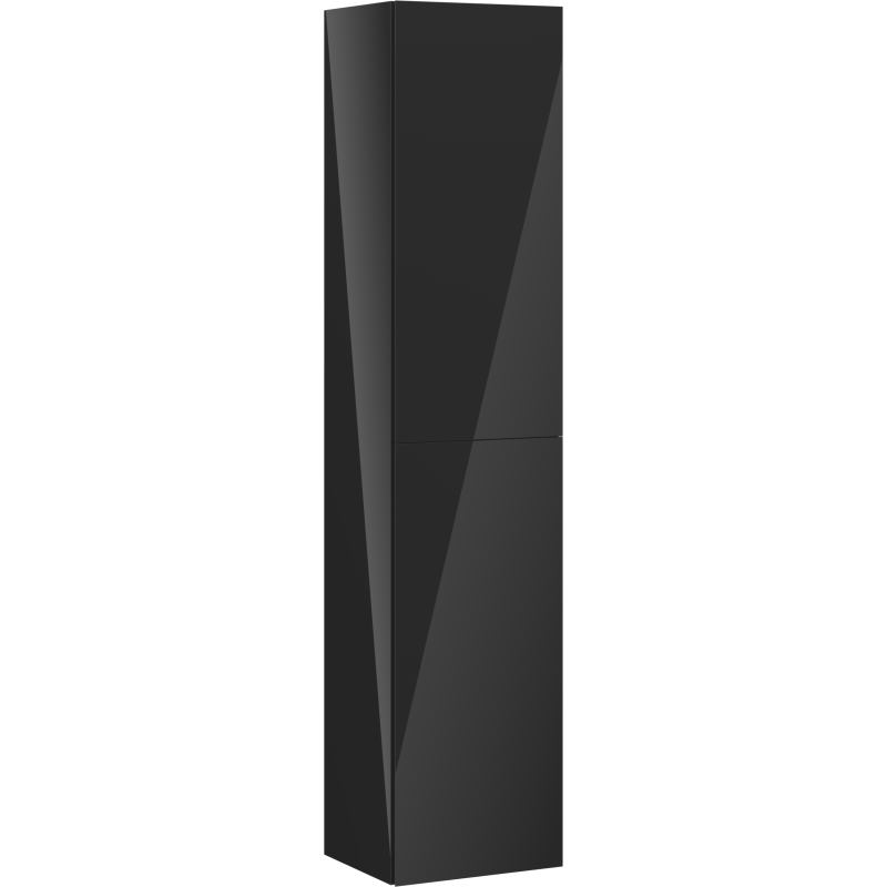 Mexen Orio баня, колонка 35 см, 2 врати, черен гланц - 91A11-03016-2-BF70