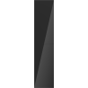 Mexen Orio баня, колонка 35 см, 2 врати, черен гланц - 91A11-03016-2-BF70