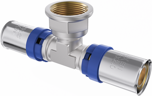 Mexen PEX-P пресова тройник, притискащ PEX 16 x 1/2 вътрешна резба x 16 - W97132-1612F16-00