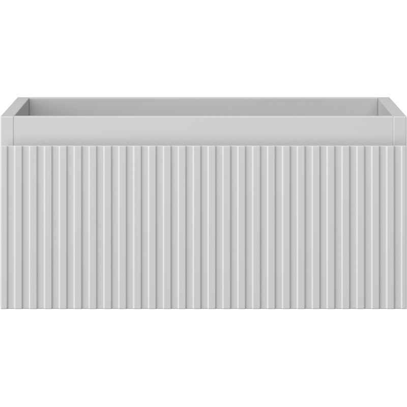 Mexen Rivel шкаф за баня под мивка 50 см, 1 чекмедже, релефна, сив мат - 91A20-05023-1-BF62