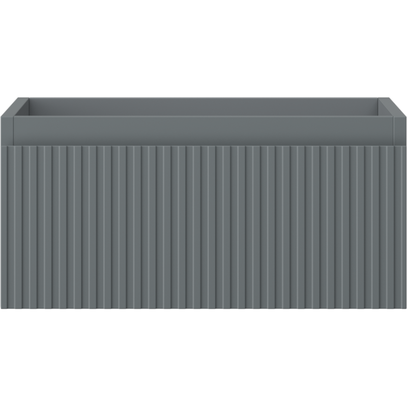 Mexen Rivel шкаф за баня подумивалников 50 см, 1 чекмедже, рифелован, графит мат - 91A20-05023-1-BF66