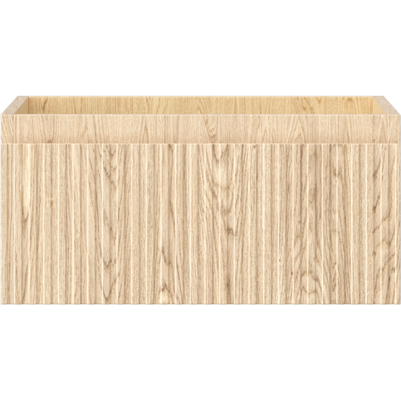 Mexen Rivel шкаф за баня под мивка 50 см, 1 чекмедже, оребрено, дъб - 91A20-05023-1-BF81