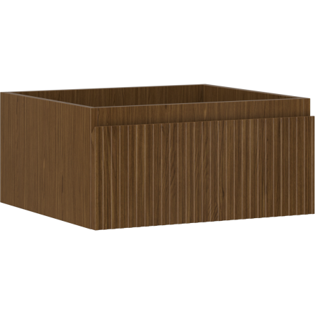 Mexen Rivel шкаф за баня под мивка 50 см, 1 чекмедже, релефен, орех - 91A20-05023-1-BF86