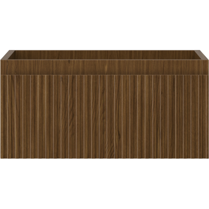 Mexen Rivel шкаф за баня под мивка 50 см, 1 чекмедже, релефен, орех - 91A20-05023-1-BF86