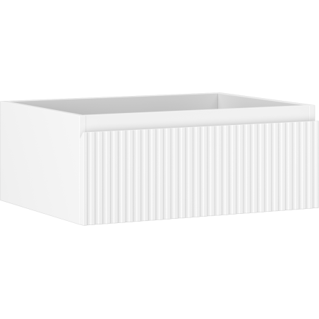 Mexen Rivel шкафче за баня под мивка 60 см, 1 чекмедже, набраздено, бяло мат - 91A20-06023-1-BF01