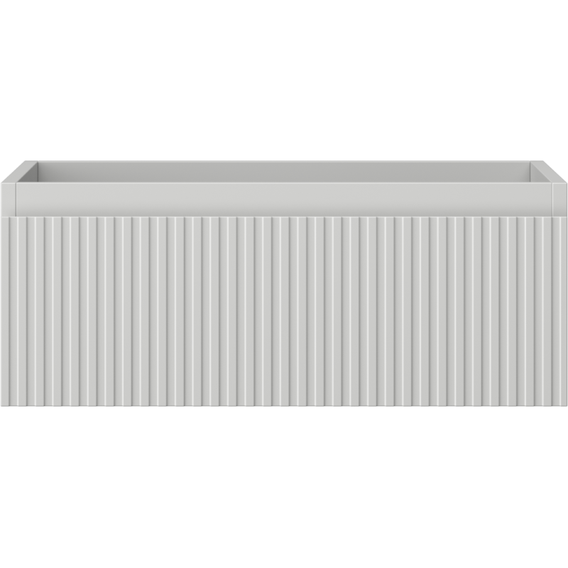 Mexen Rivel шкаф за баня под мивка 60 см, 1 чекмедже, рифелован, сив мат - 91A20-06023-1-BF62