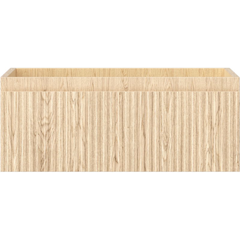 Mexen Rivel шкаф за баня под мивка 60 см, 1 чекмедже, канелюрен, дъб - 91A20-06023-1-BF81