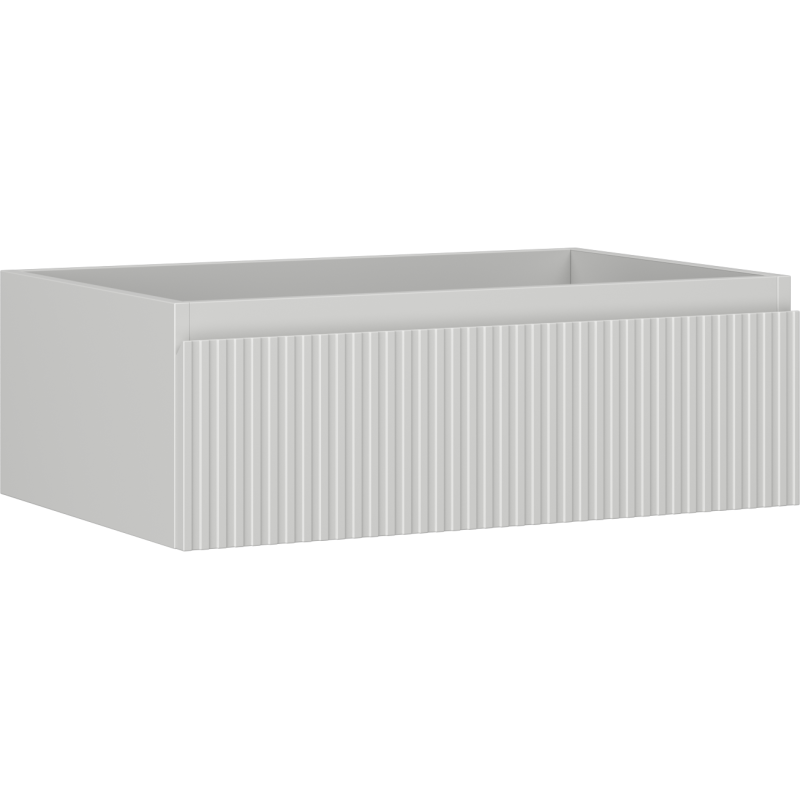 Mexen Rivel шкаф за баня под умивалник 70 см, 1 чекмедже, релефен, сив мат - 91A20-07023-1-BF62