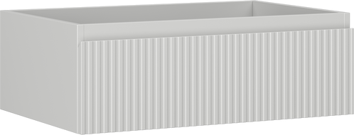 Mexen Rivel шкаф за баня под умивалник 70 см, 1 чекмедже, релефен, сив мат - 91A20-07023-1-BF62