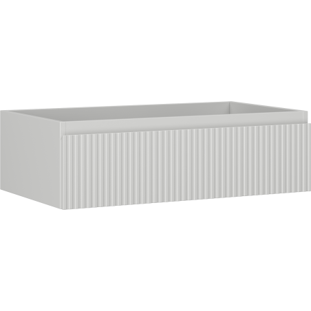 Mexen Rivel баня шкаф под мивка 80 см, 1 чекмедже, рифлено, сив мат - 91A20-08023-1-BF62