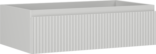 Mexen Rivel баня шкаф под мивка 80 см, 1 чекмедже, рифлено, сив мат - 91A20-08023-1-BF62