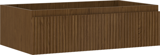 Mexen Rivel шкаф за баня под мивка 80 см, 1 чекмедже, канализиран, орех