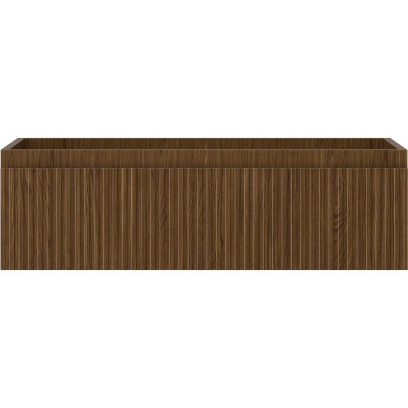 Mexen Rivel шкаф за баня под мивка 80 см, 1 чекмедже, канализиран, орех