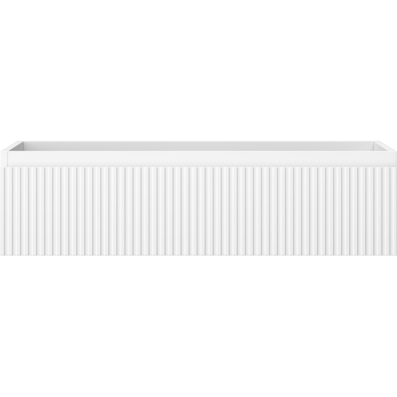 Mexen Rivel шкаф за баня под мивка 90 см, 1 чекмедже, рифеловано, бяло мат - 91A20-09023-1-BF01