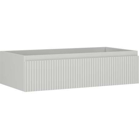 Mexen Rivel баня шкаф под мивка 90 см, 1 чекмедже, оребрен, сив мат - 91A20-09023-1-BF62