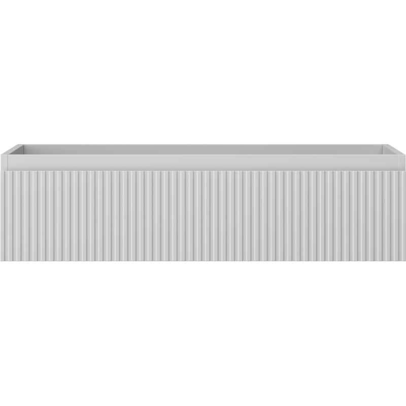 Mexen Rivel баня шкаф под мивка 90 см, 1 чекмедже, оребрен, сив мат - 91A20-09023-1-BF62