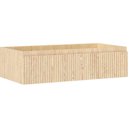 Mexen Rivel баня шкаф под умивалник 90 см, 1 чекмедже, оребрена, дъб - 91A20-09023-1-BF81