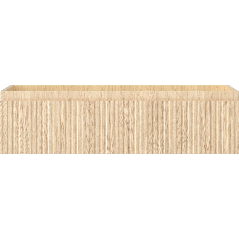 Mexen Rivel баня шкаф под умивалник 90 см, 1 чекмедже, оребрена, дъб - 91A20-09023-1-BF81