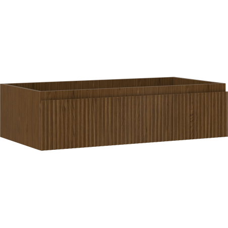 Mexen Rivel шкаф за баня под мивка 90 см, 1 чекмедже, с релеф, орех - 91A20-09023-1-BF86