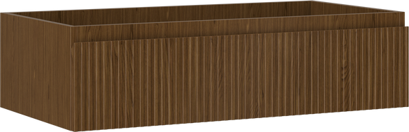 Mexen Rivel шкаф за баня под мивка 90 см, 1 чекмедже, с релеф, орех - 91A20-09023-1-BF86