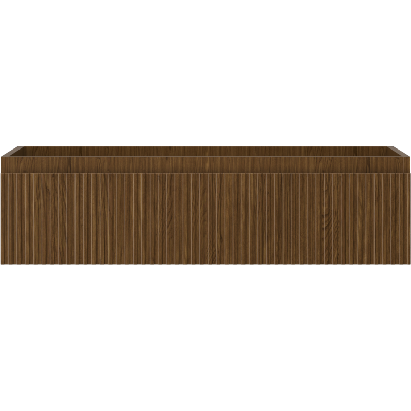 Mexen Rivel шкаф за баня под мивка 90 см, 1 чекмедже, с релеф, орех - 91A20-09023-1-BF86