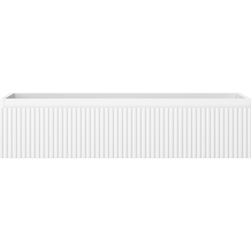 Mexen Rivel шкаф за баня за мивка 100 см, 1 чекмедже, оребрен, бял мат - 91A20-10023-1-BF01