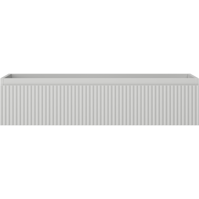 Mexen Rivel шкаф за баня под умивалник 100 см, 1 чекмедже, оребрена, сива мат - 91A20-10023-1-BF62